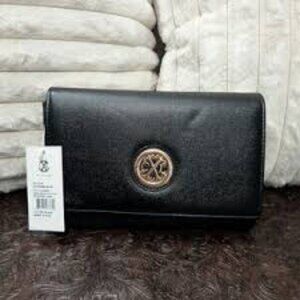 NWT- CHRISTIAN LACROIX PARIS CAVIAR CLUTCH WITH DETACHABLE CHAIN